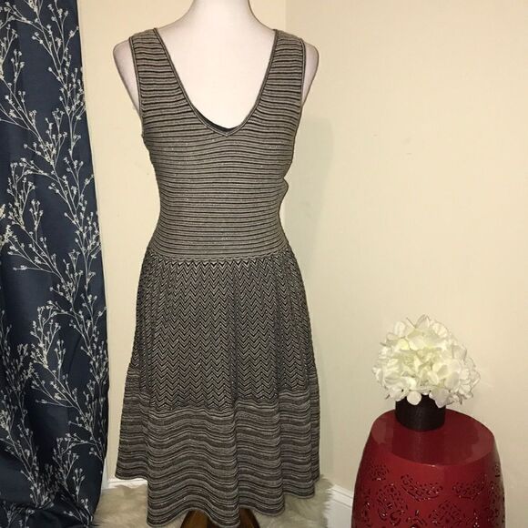 Anthro | Knitted & Knotted Test Pattern Dress - Picture 1 of 6